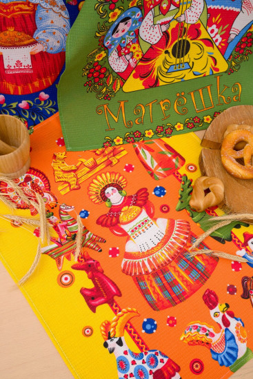 Набор полотенец кухонных «Матрешки»