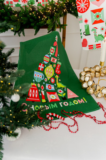 Набор полотенец кухонных «Новогодняя мозайка»