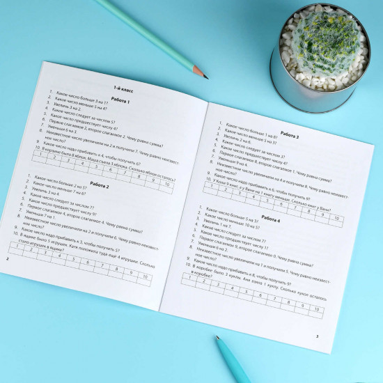 Математические диктанты. 1-2 классы