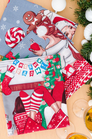 Набор полотенец кухонных «Тепло в каждом мгновении»