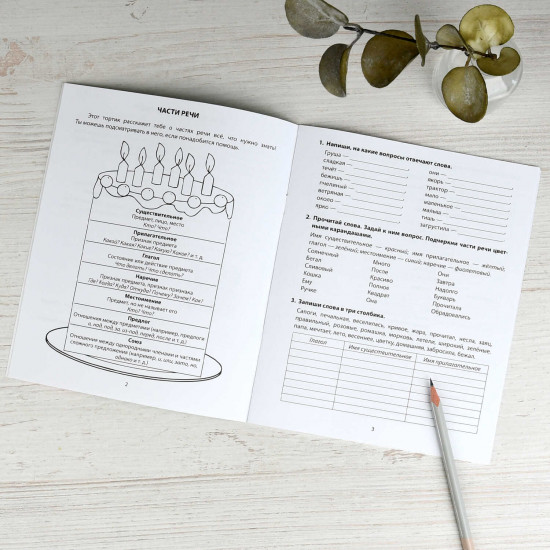 Тренажёр по русскому языку. Части речи. 1-4 классы