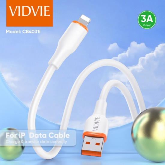 Кабель Vidvie USB 3.0 (M), Lightning (M) CB4031i-W
