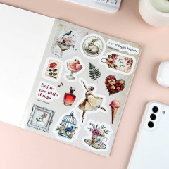 Книжка с наклейками «Винтаж» - Фото 2