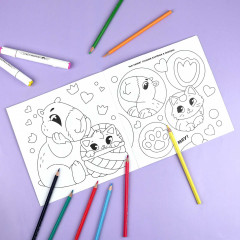 Книжка-раскраска для детей «Капибары и котики» - Фото 2