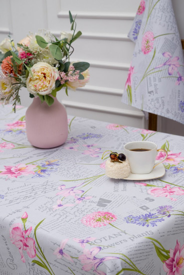 Скатерть «Цветы и письма»