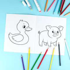 Книжка-раскраска для детей «Домашние животные» - Фото 3