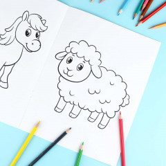 Книжка-раскраска для детей «Домашние животные» - Фото 5