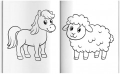 Книжка-раскраска для детей «Домашние животные» - Фото 7