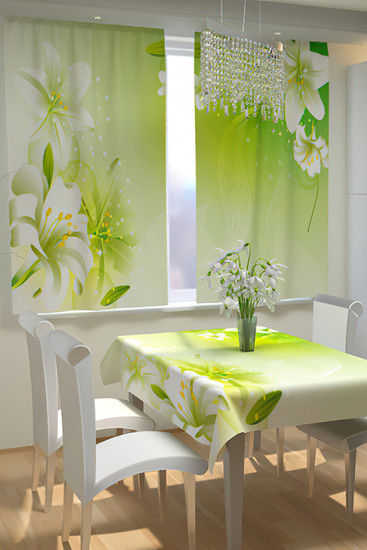 Комплект штор для кухни