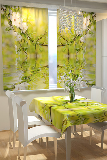 Комплект штор для кухни