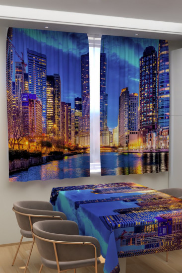 Комплект штор для кухни