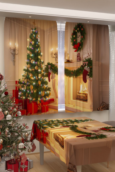 Комплект штор для кухни