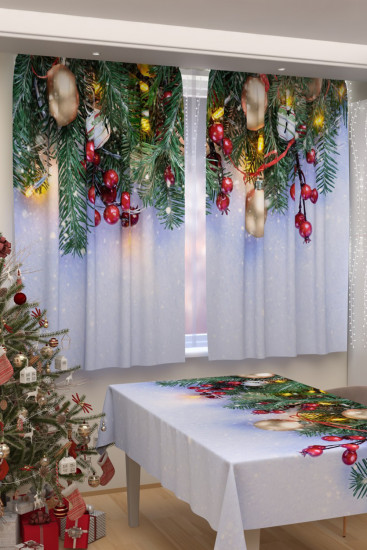 Комплект штор для кухни