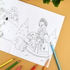 Книжка-раскраска для детей «Любимые герои» - Фото 4