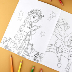 Книжка-раскраска для детей «Любимые герои» - Фото 5