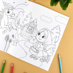 Книжка-раскраска для детей «Любимые герои» - Фото 6