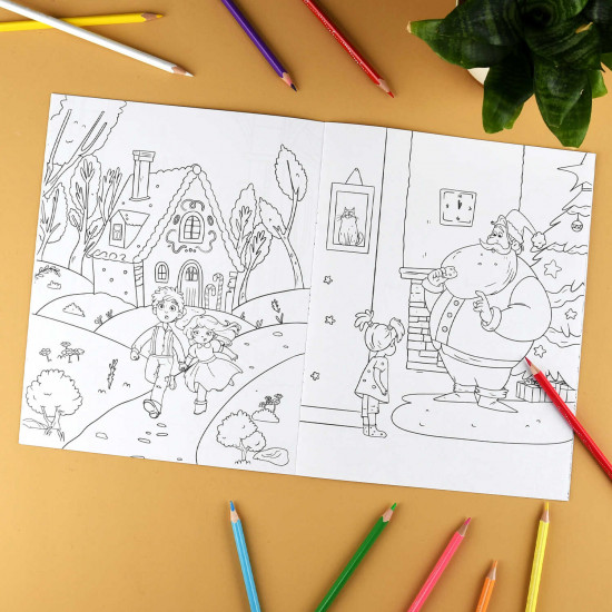 Книжка-раскраска для детей «Волшебные герои»