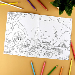 Книжка-раскраска для детей «Волшебные герои» - Фото 5