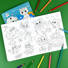 Книжка-раскраска для детей «Милые зверушки» - Фото 4