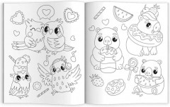 Книжка-раскраска для детей «Милые зверушки» - Фото 6