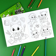 Книжка-раскраска для детей «Озорные каникулы» - Фото 2