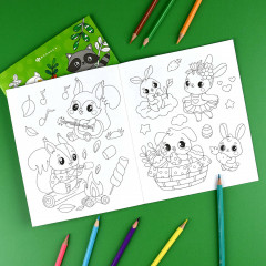 Книжка-раскраска для детей «Озорные каникулы» - Фото 3