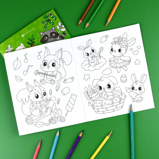 Книжка-раскраска для детей «Озорные каникулы»