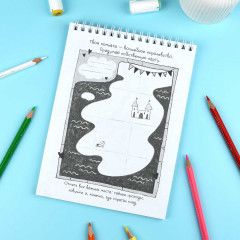 Книжка-раскраска с заданиями для детей «Волшебный мир» - Фото 6