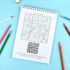 Книжка-раскраска с заданиями для детей «Мастерская чудес» - Фото 4