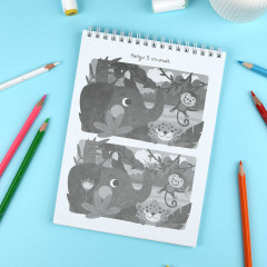 Книжка-раскраска с заданиями для детей «Мастерская чудес» - Фото 8