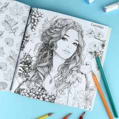 Книжка-раскраска «Симфония года» - Фото 7