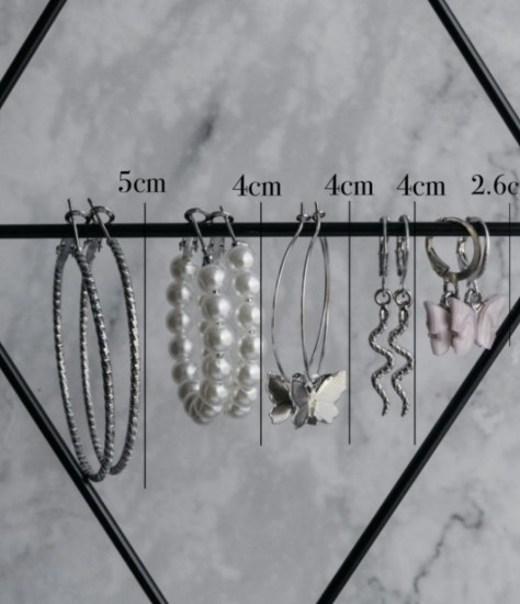 Серьги бижутерные в наборе