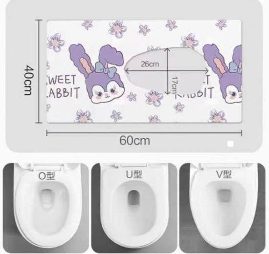 Комплект накладок на унитаз «Ушастик»