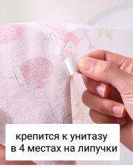 Комплект накладок на унитаз «Ушастик» - Фото 5
