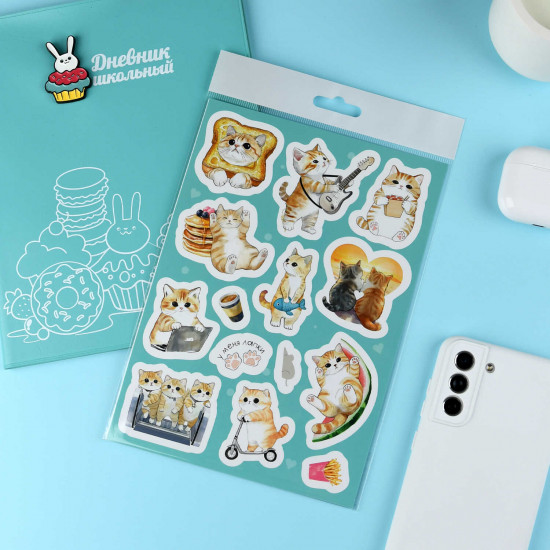 Набор наклеек «Мурчальные истории»