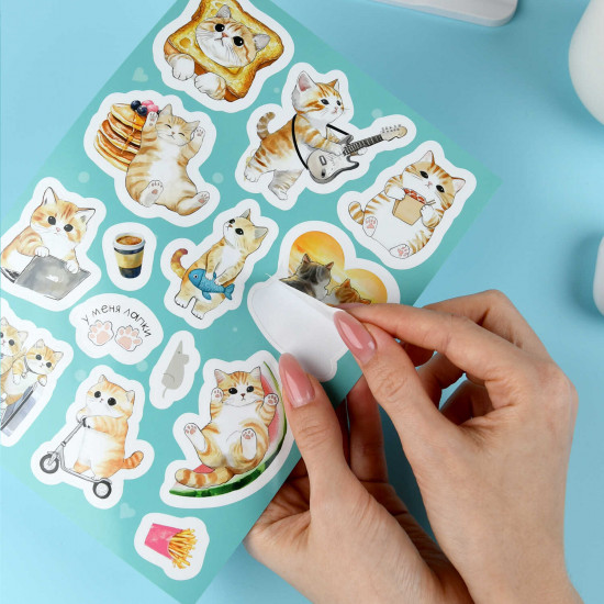 Набор наклеек «Мурчальные истории»