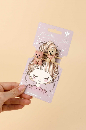 Набор резинок для волос «Мишки»