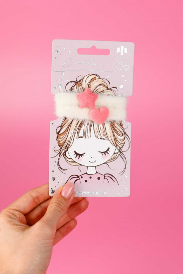 Набор резинок для волос «Звездочка и сердечко»