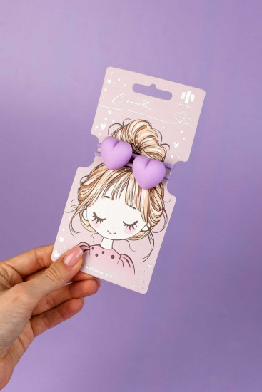 Набор резинок для волос «Сердечки»