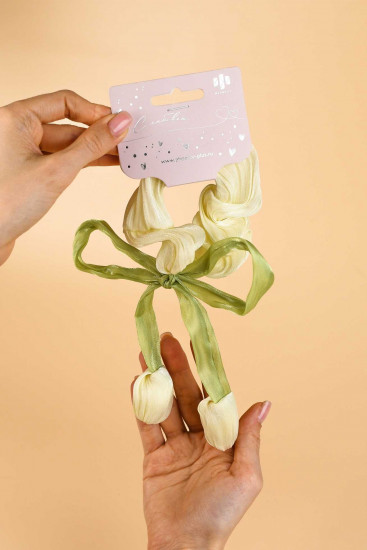 Резинка для волос «Тюльпаны»