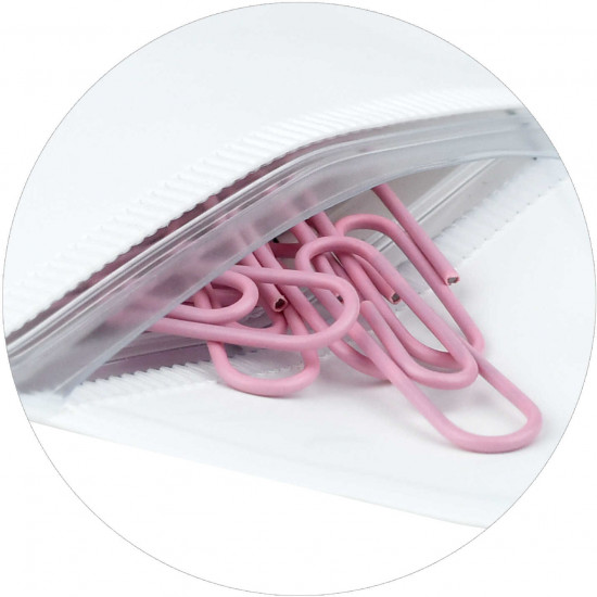 Скрепки канцелярские «Белый котик»