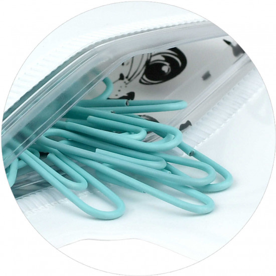 Скрепки канцелярские «Котёнок в коробке»