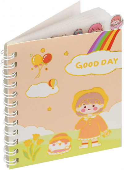 Набор наклеек в блокноте «На прогулке»