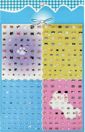 Наклейки для ногтей «Кошачьи мечты»