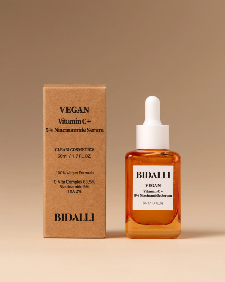 Веганская сыворотка для сияния лица с витамином С и ниацинамидом «Vegan Vitamin C+ 5% Niacinamide Serum»