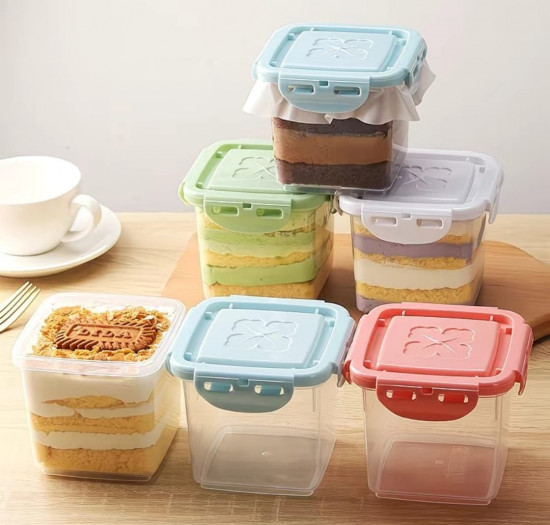 Набор контейнеров для хранения продуктов с защёлкивающейся крышкой