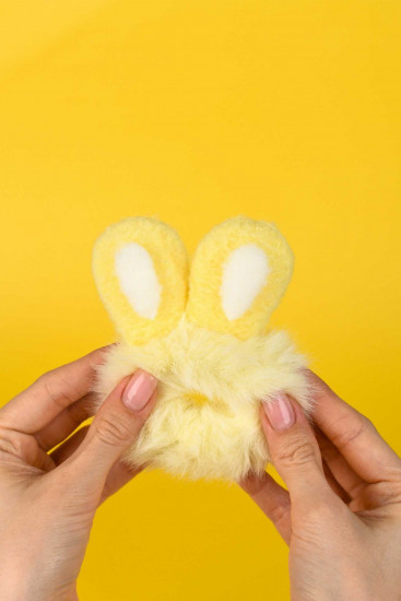 Резинка для волос «Пушистый зайка»