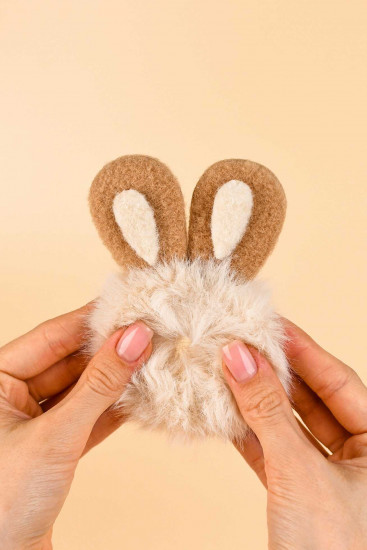 Резинка для волос «Пушистый зайка»