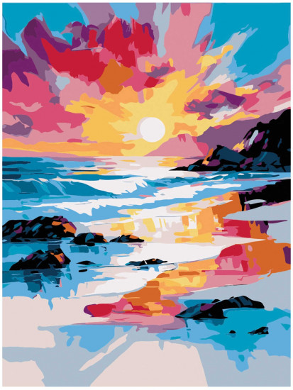 Картина по номерам «Море»