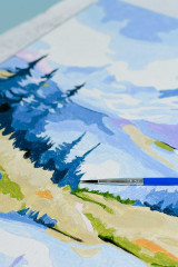 Картина по номерам «Горный пейзаж» - Фото 5